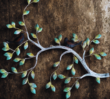 Leaf Metal Hanging Wall Art