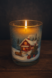 Christmas House Candle