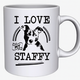 I Love My Staffy Mug