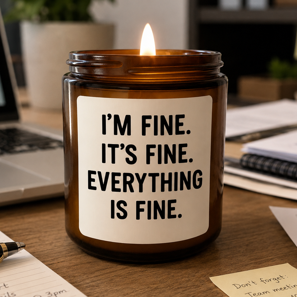 Everything Is Fine Candle