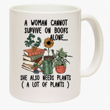 Books & Plants Mug
