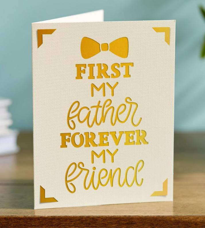 First My Father Forever My Friend Card