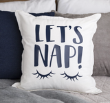 'Let's Nap' Pillow