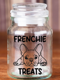 French Bulldog Dog Treat Jar