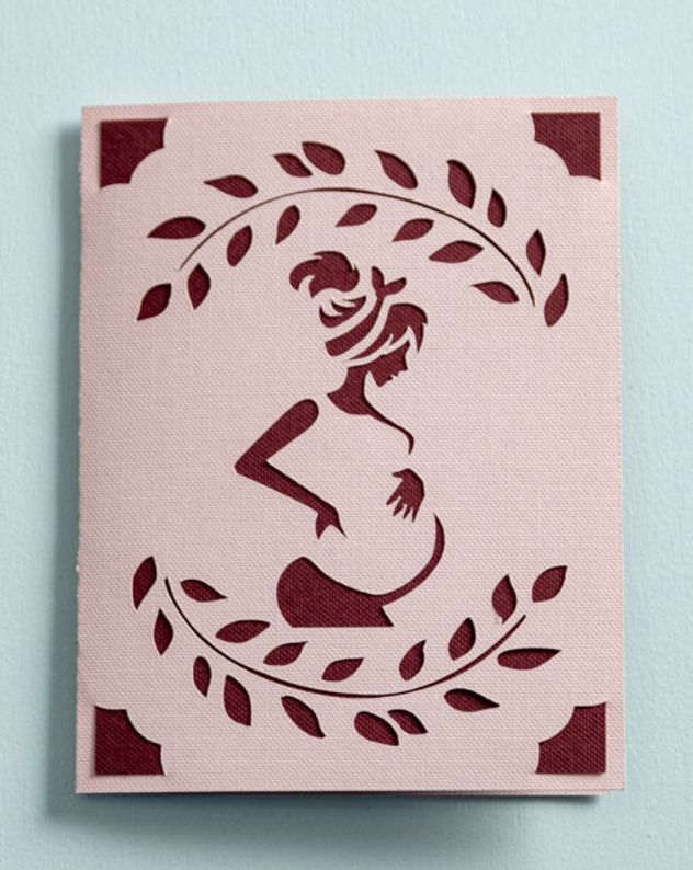 Handmade Maternity Greeting Card