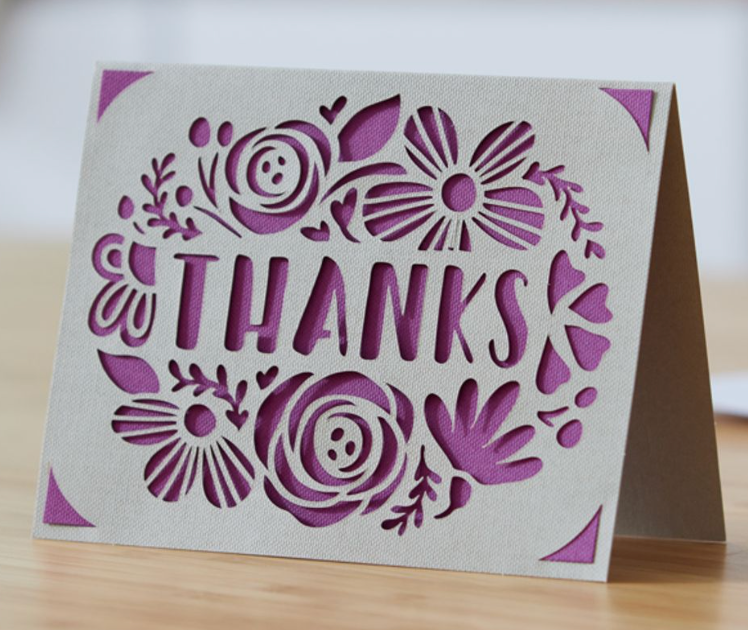 Thank You Floral Gift Card