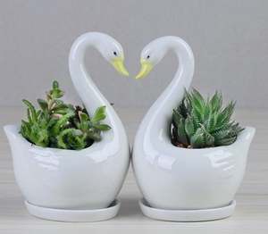 Swan Planter Pots