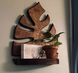 Wooden Plant Shelf