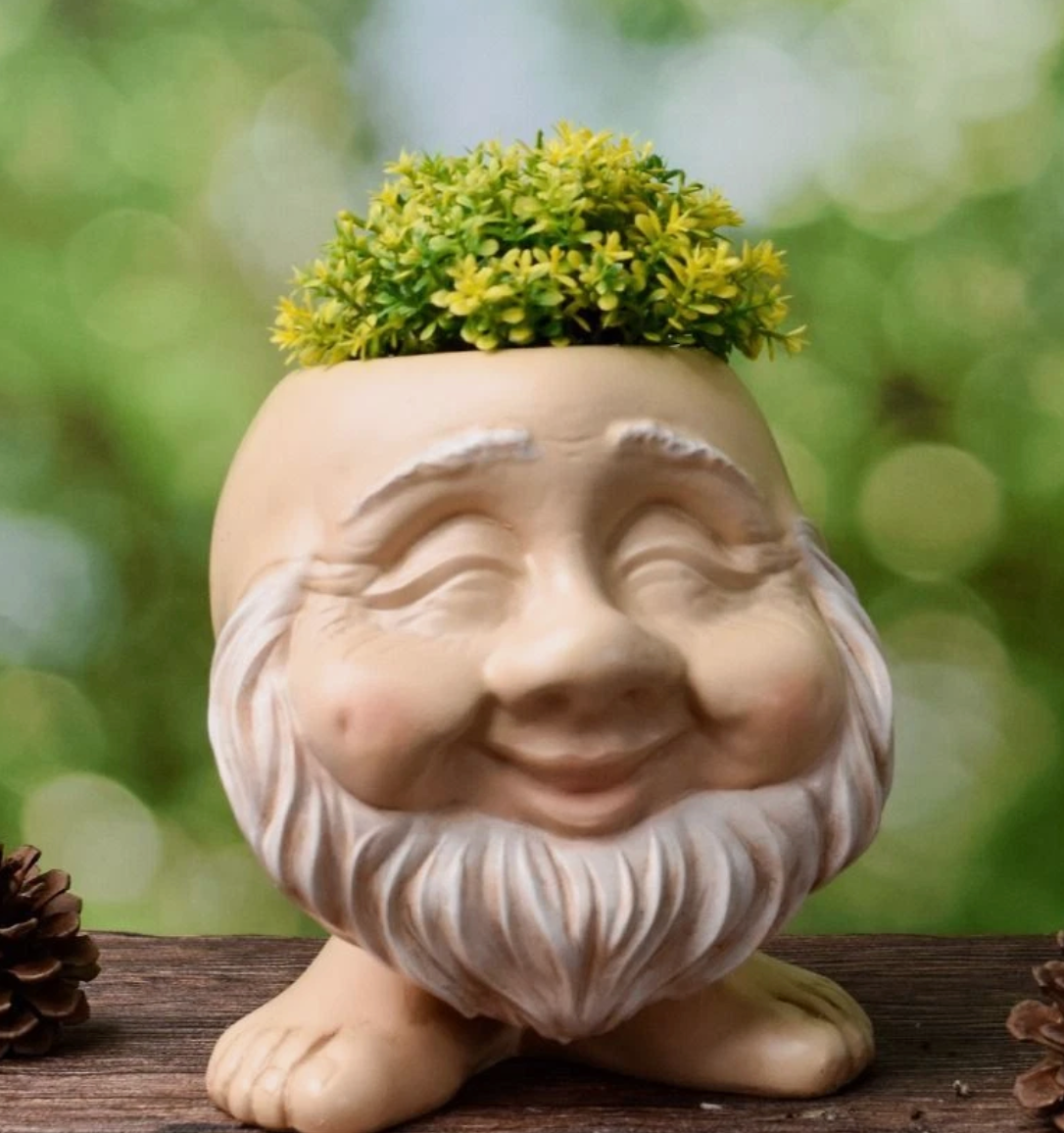 Muggle Face Planter Pot