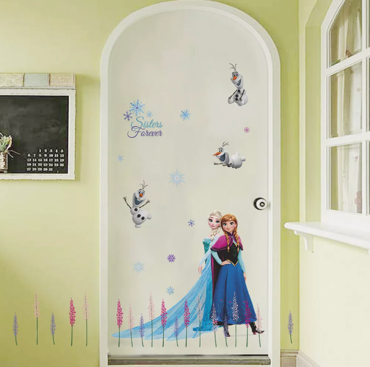 Frozen Elsa & Anna Sisters Wall Sticker