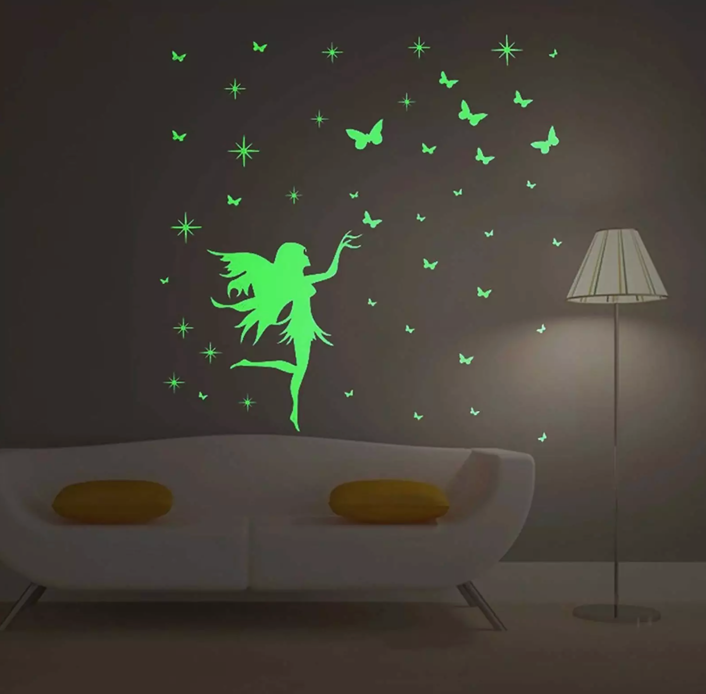 Glow In The Dark Fairy Decal