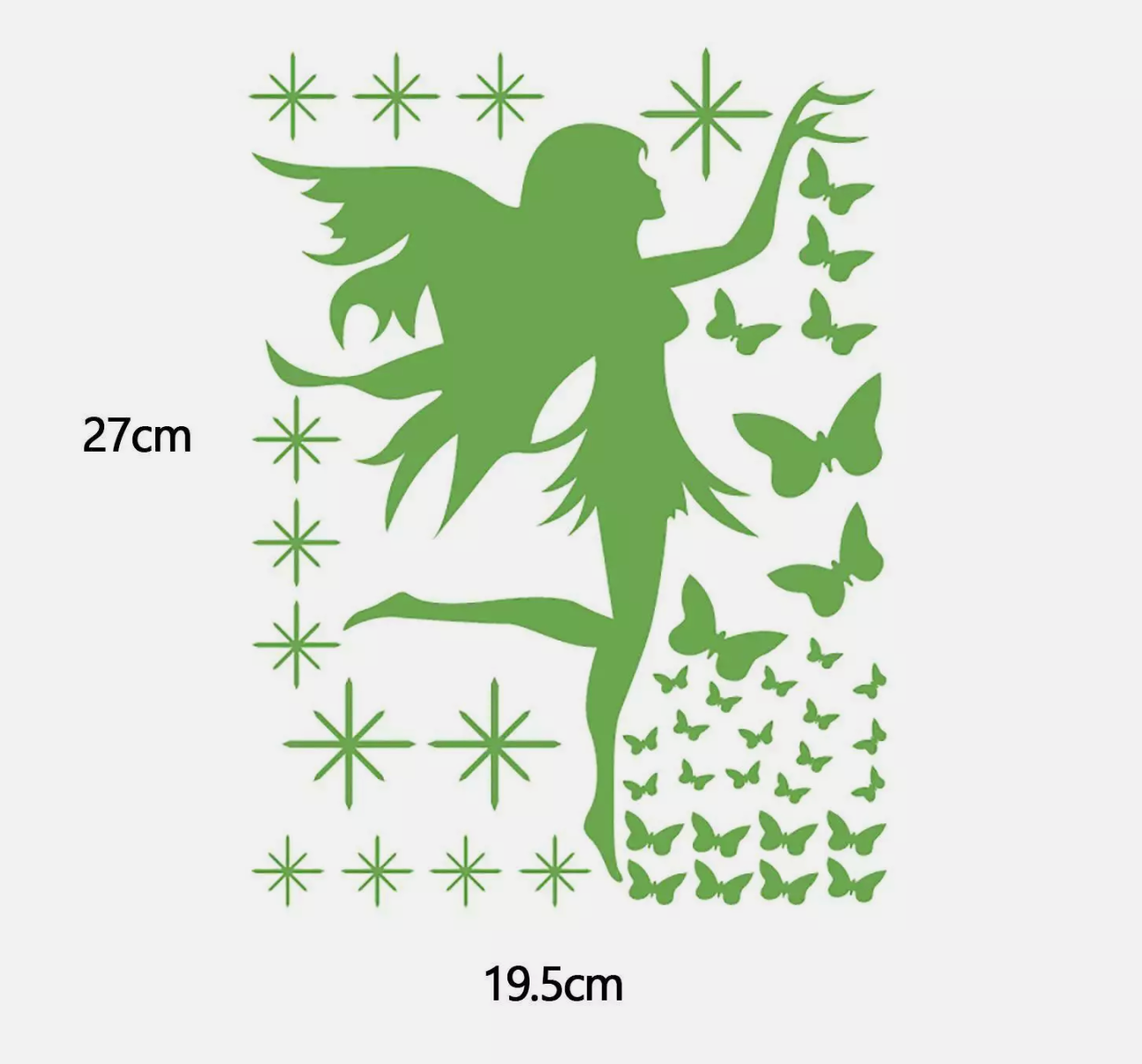 Glow In The Dark Fairy Decal