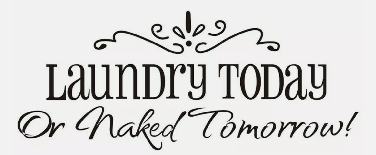 Laundry Wall Decal