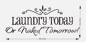 Laundry Wall Decal