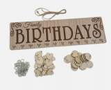 Family Birthday Board