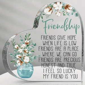 Friendship Heart Plaque
