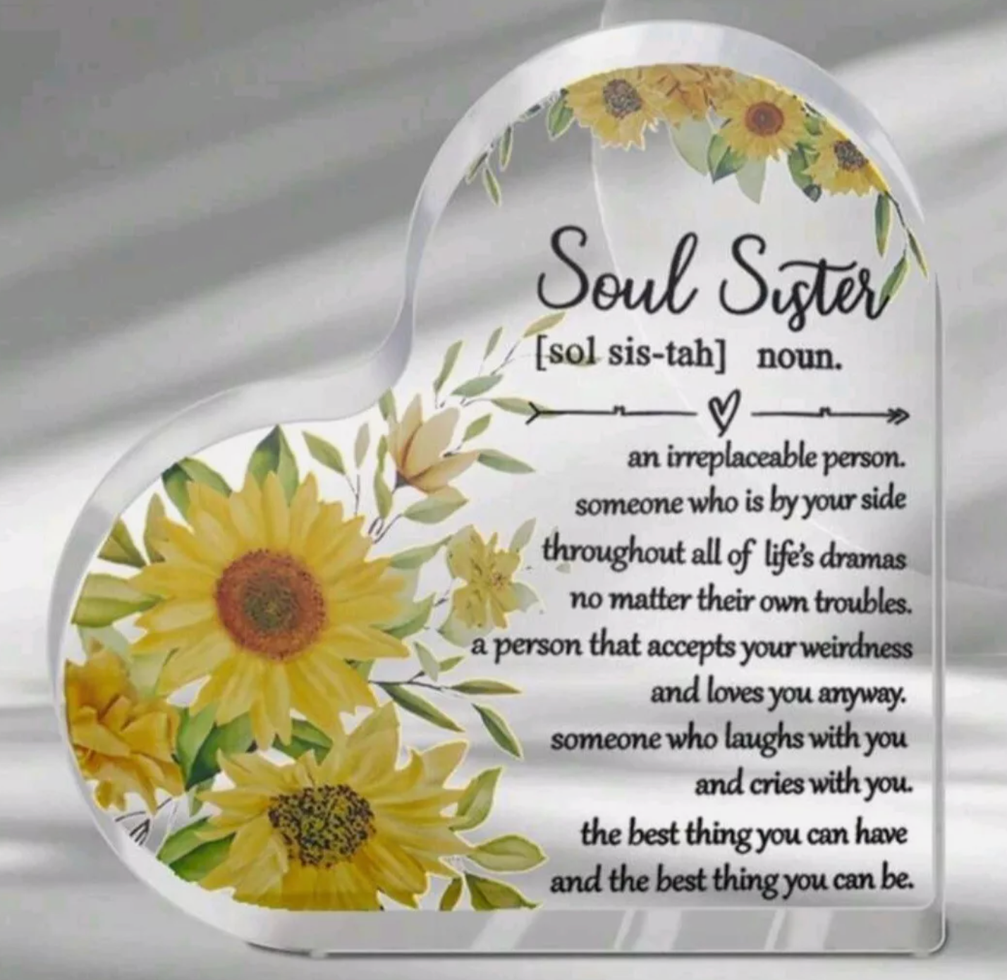 Soul Sister Plaque