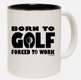 'Born To Golf' Coffee Mug