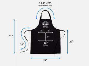 'Your Opinion' Apron