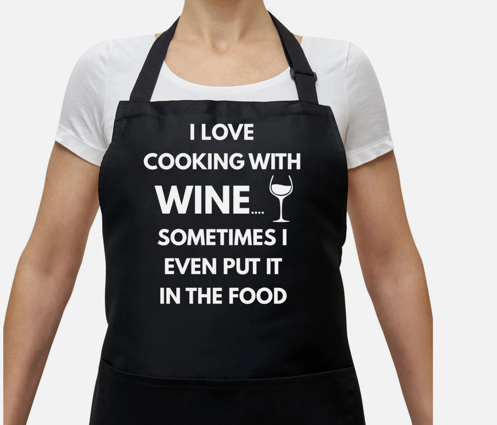 'Cooking With Wine' Apron