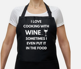 'Cooking With Wine' Apron