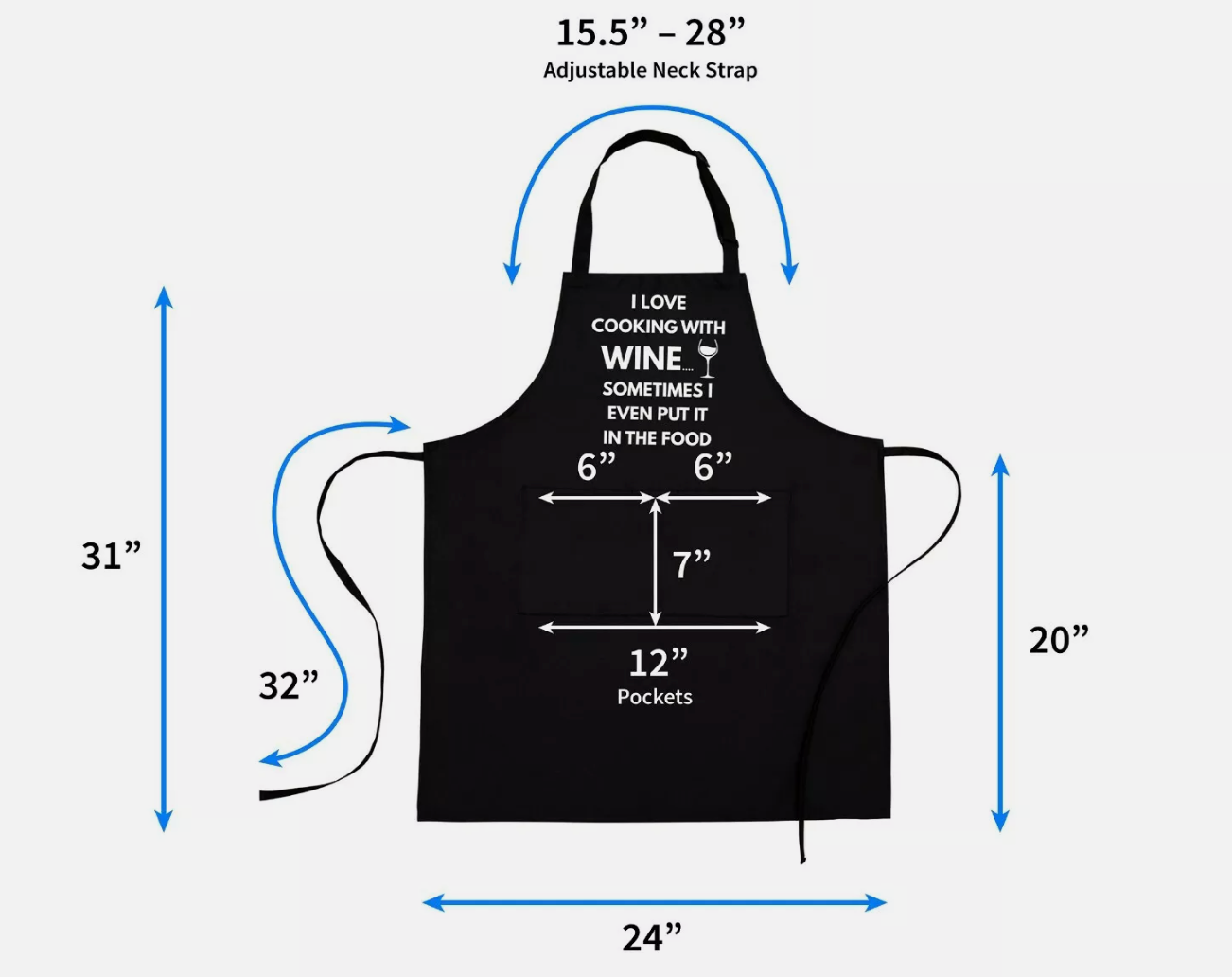'Cooking With Wine' Apron