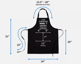 'Cooking With Wine' Apron