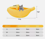 Banana Shaped Dog Cat Bed