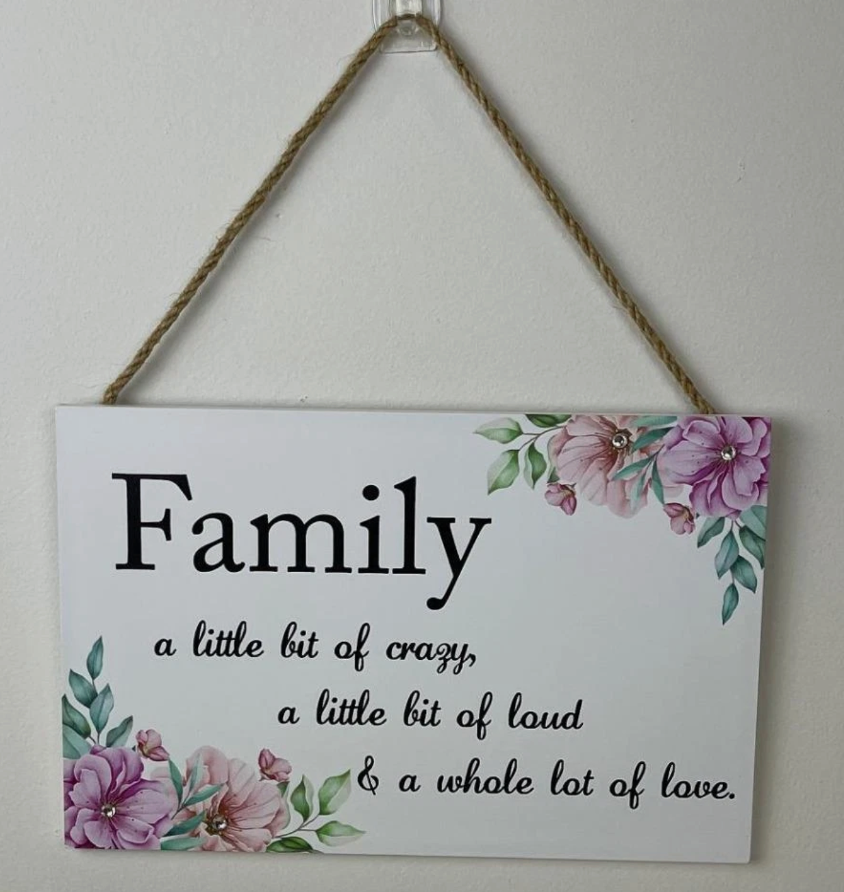 Family Home Decor Wooden Plaque