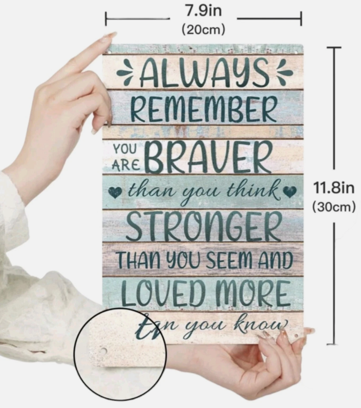 'Always Remember' Sign Plaque Decor