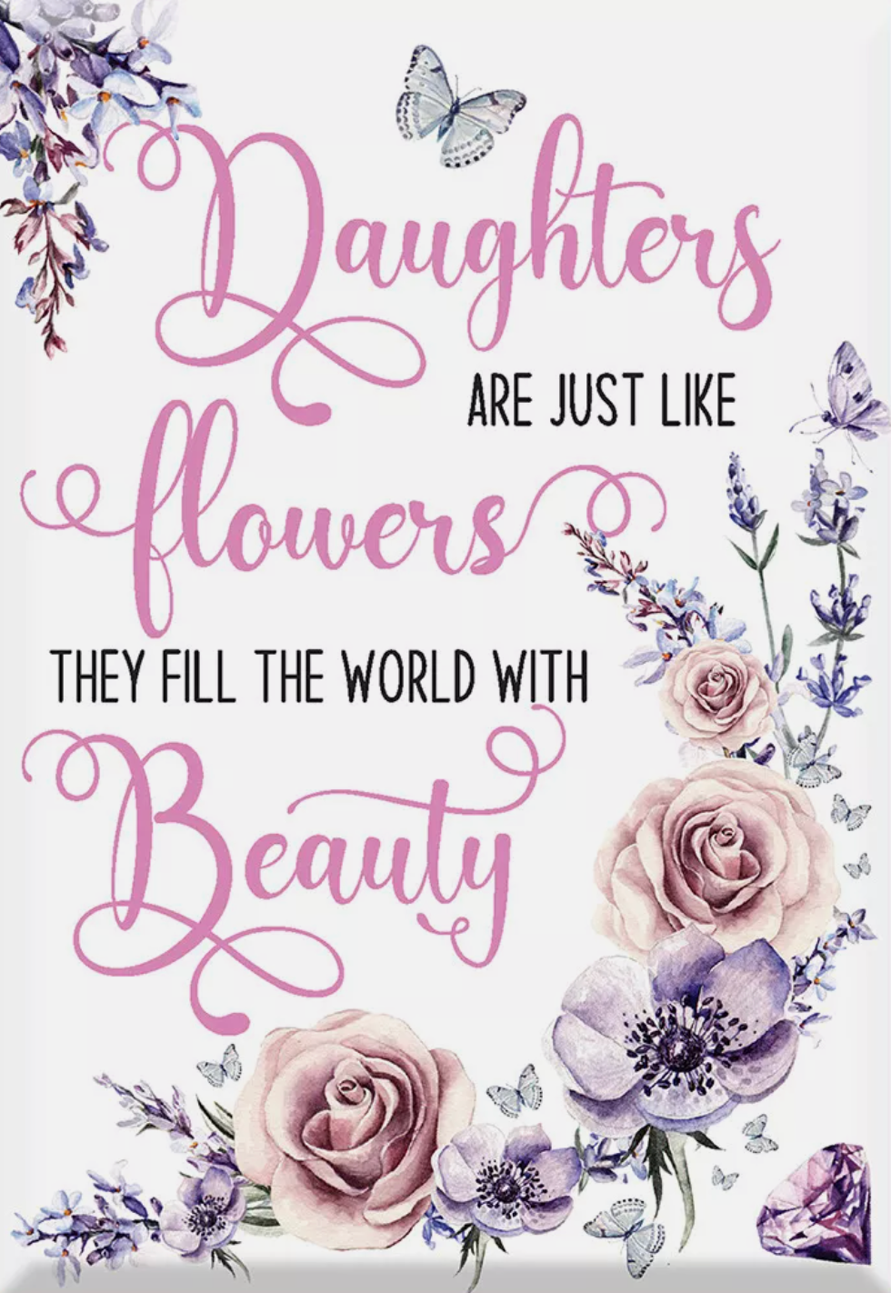 Glass Daughter Home Decor Plaque