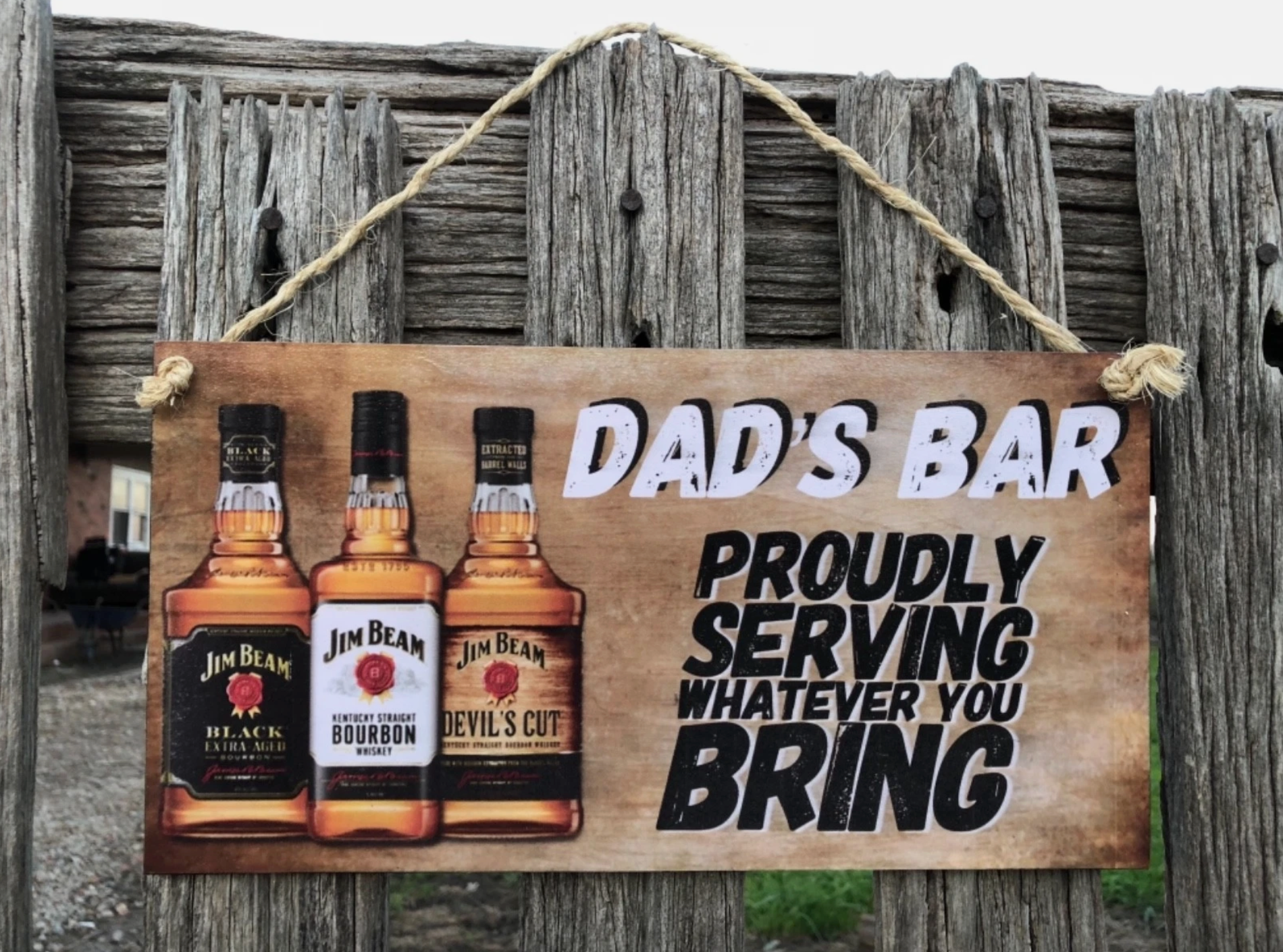 Dads Bar Home Decor Sign