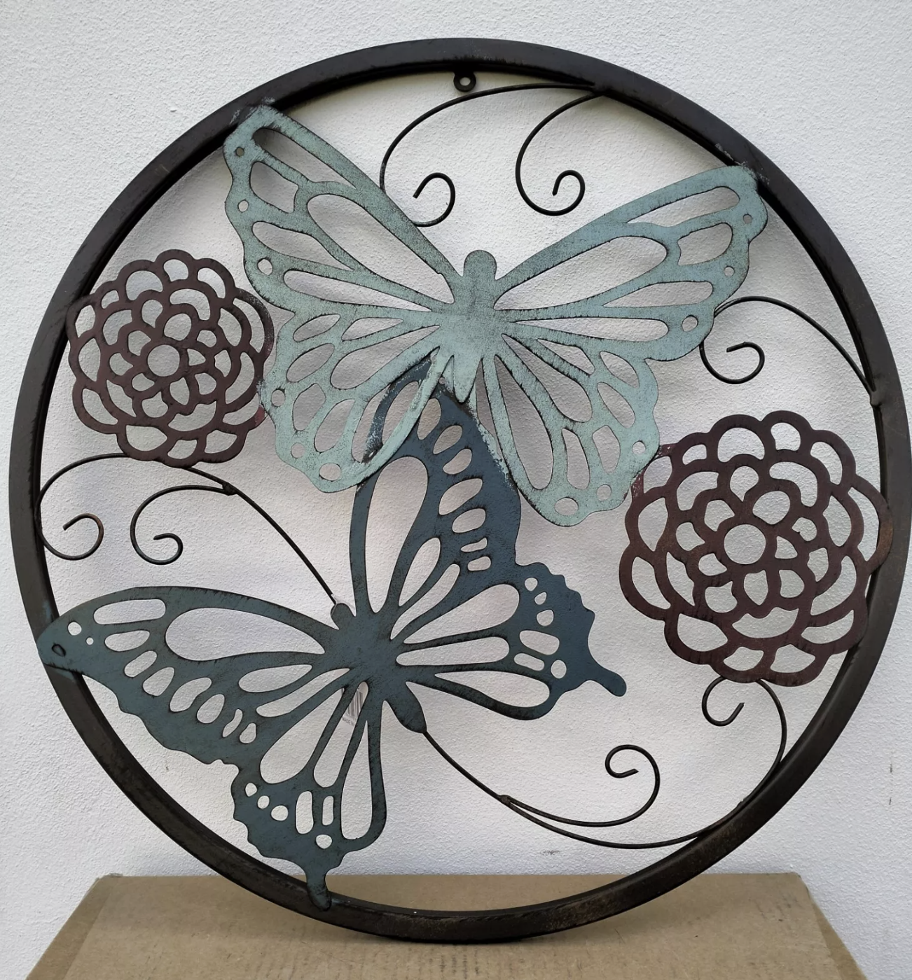 Rustic Butterfly Metal Home Decor