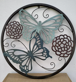 Rustic Butterfly Metal Home Decor