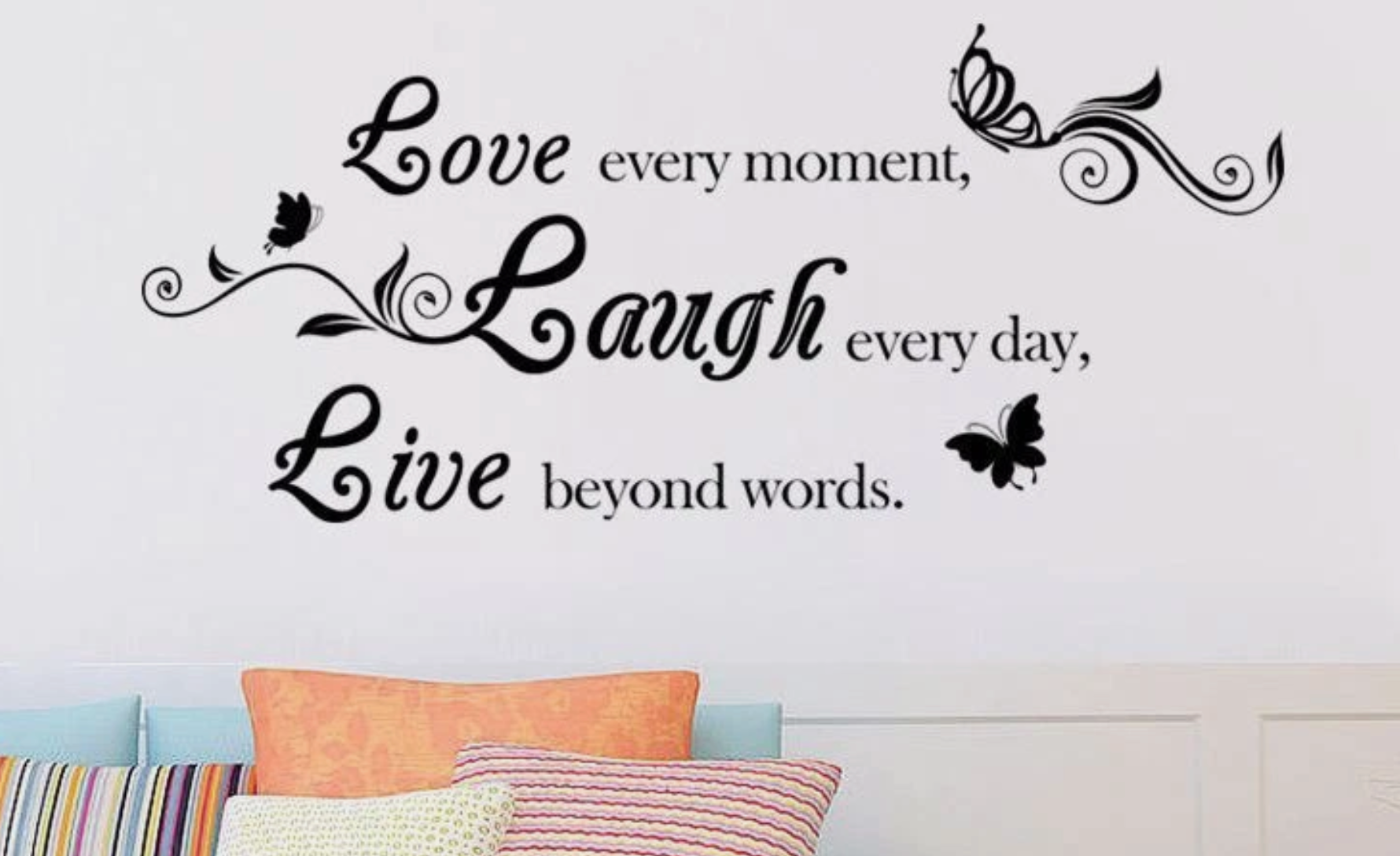 Love, Laugh, Live Wall Sticker Decor