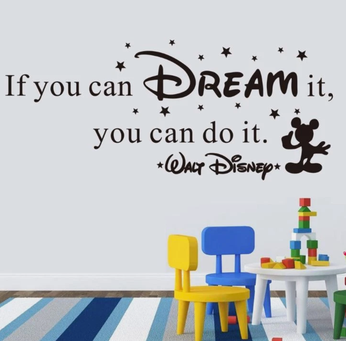 'If You Can Dream It' Wall Sticker Decor