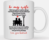 'To My Wife' Mug
