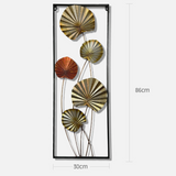 Large Metal Flowers Wall Art