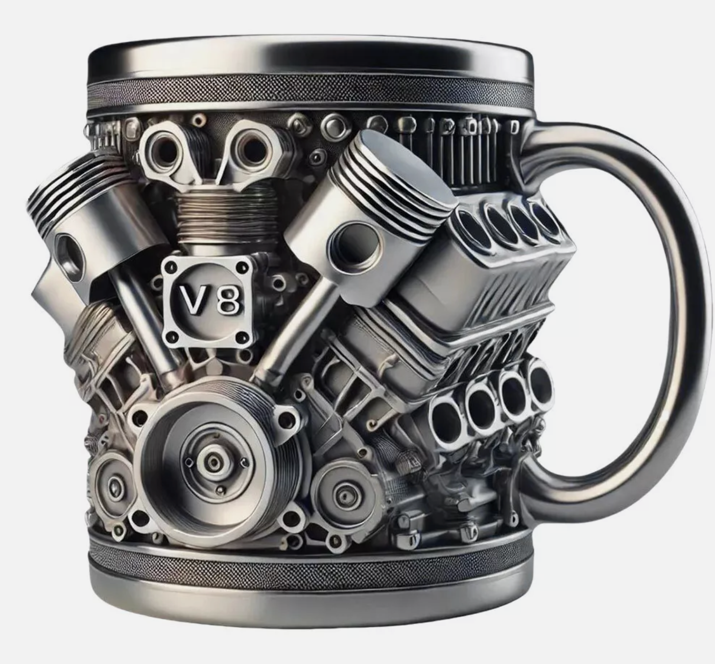V8 Engine Mug