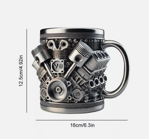 V8 Engine Mug