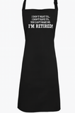 'Retired' Apron