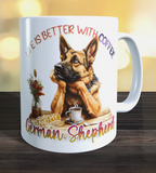 Better With My German Shepherd Mug