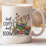 Half Bookworm Mug