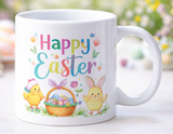 Happy Easter Chicks Mug