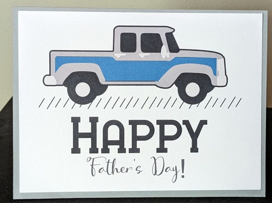 Happy Father's Day Truck Gift Card