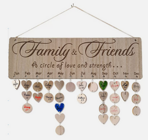 Family Birthday Board