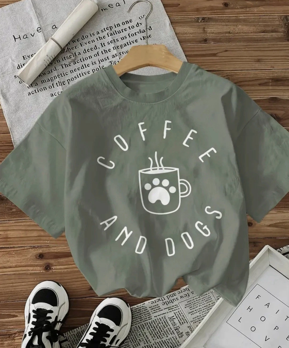 'Coffee & Dogs' Women's T-Shirt