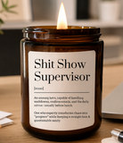 Funny Supervisor Candle
