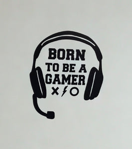 Born To Be A Gamer Wall Sticker