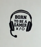 Born To Be A Gamer Wall Sticker